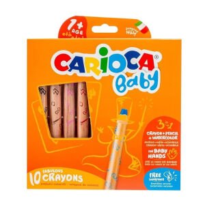 Carioca Jumbo Bebek Ahşap Göv. Boya Kal. 3 In 1 10 Lu