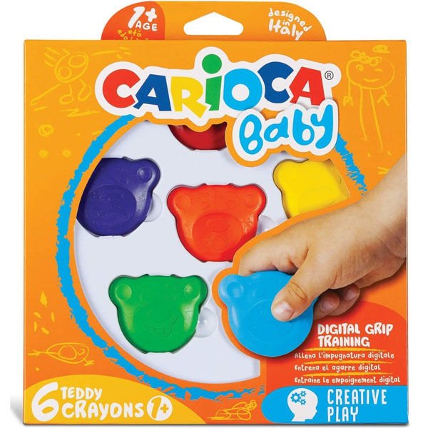 Carioca Teddy Bebek Cryayons 6 LI