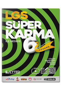 8. Sınıf LGS Süper Karma 6'lı Deneme Seti Eyted Yayınları