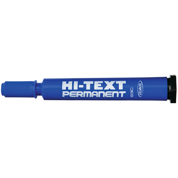 Hi-Text Markör Yuvarlak Uçlu Mavi 830PB