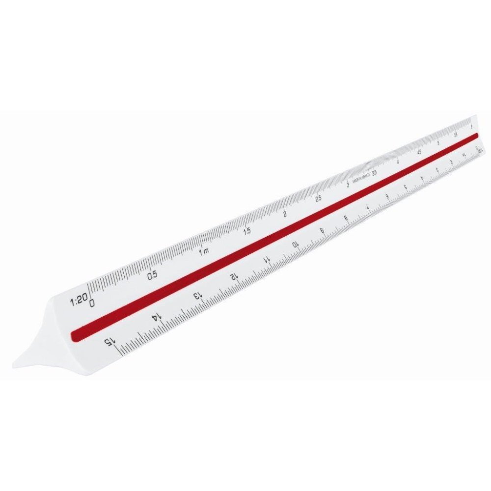 Maped Mikyas Ölçekli Cetvel 1:20/1:125