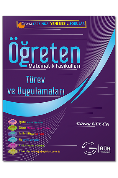 Öğreten Matematik Fasikülleri Türev ve Uygulamaları Konu Anlatımlı Gür Yayınları