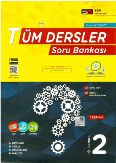SBM Yayınları 2.Sınıf Tüm Dersler Soru Bankası