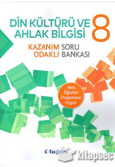 Tudem Yayınları 8.Sınıf Din Kültürü ve Ahlak Bilgisi Kazanım Odaklı Soru Bankası