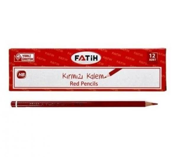 Fatih Kopya Kalemi Kırmızı HB