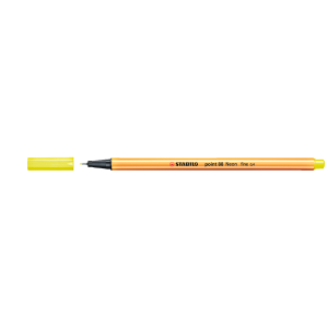 Stabilo Keçe Uçlu İnce Kalem 88 Point 0.4 MM Fosforlu Sarı