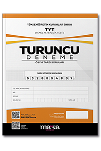 TYT Yeni Nesil Turuncu Deneme Tamamı Video Çözümlü Marka Yayınları