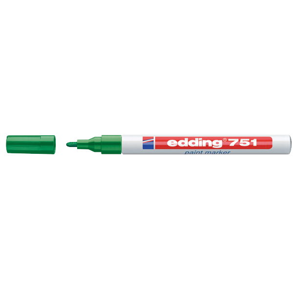 Edding Markör Dekor Boya Yuvarlak Uçlu 1-2 MM Yeşil