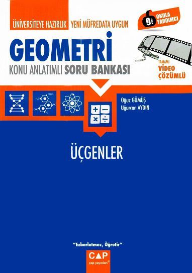 Çap Yayınları Üniversite Hazırlık Geometri Üçgenler Konu Anlatımlı Soru Fasikülü