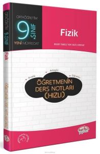 Editör 9. Sınıf Fizik Öğretmenin Ders Notları Hızlı