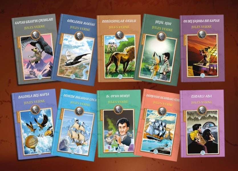 Maviçatı Yayınları Jules Verne Serisi 10 Kitap Set - Jules  Verne
