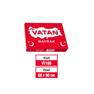 Vatan Bez Bayrak Türk Bayrağı 60x90