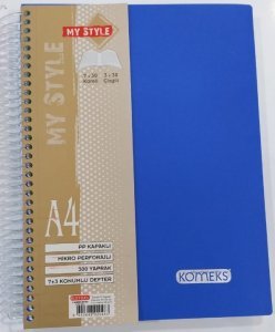 Komeks My Style Ayraçlı Defter 7+3 300 yp