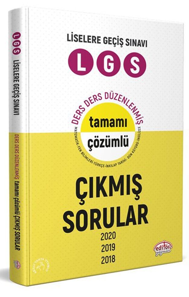 Editör Yayınları 8. Sınıf LGS Çıkmış Sorular ve Çözümleri