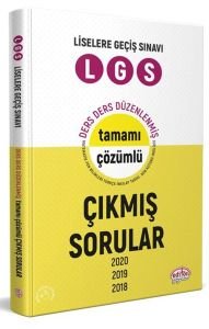 Editör Yayınları 8. Sınıf LGS Çıkmış Sorular ve Çözümleri