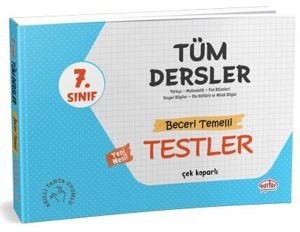 Editör Yayınları 7. Sınıf Tüm Dersler Beceri Temelli Testler
