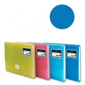 Faber Castell Körüklü Dosya Neon Koyu Mavi
