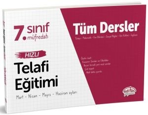 Editör Yayınları 7. Sınıf Tüm Dersler Hızlı Telafi Eğitimi