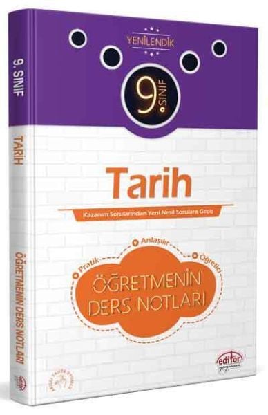 Editör 9. Sınıf Tarih Öğretmenim Ders Notları