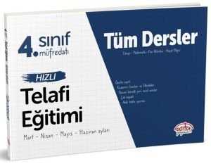 Editör Yayınları 4. Sınıf Tüm Dersler Hızlı Telafi Eğitimi