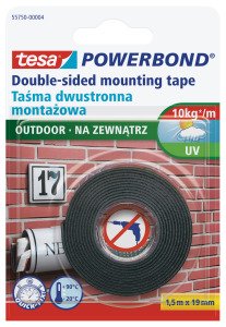 Tesa Montaj Bandı Köpük Powerbond Dış Mekan 1,5x19