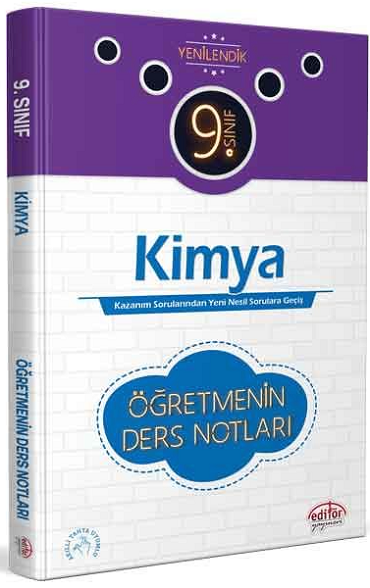 Editör 9. Sınıf Kimya Öğretmenin Ders Notları