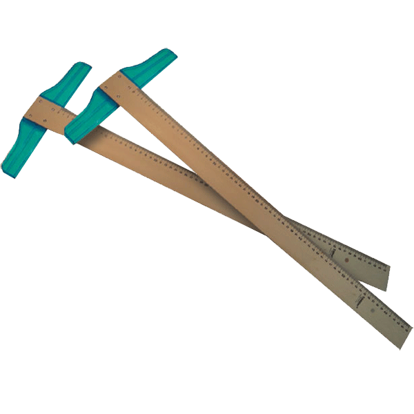 Yıldızlar Tahta T Cetveli 65 cm