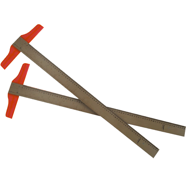 Yıldızlar Tahta T Cetveli 75 cm