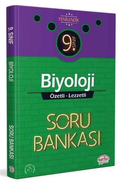 Editör 9. Sınıf Biyoloji Özel Lezzetli Soru Bankası