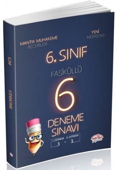 Editör Yayınları 6. Sınıf 6 Fasiküllü Deneme Sınavı