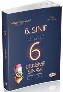 Editör Yayınları 6. Sınıf 6 Fasiküllü Deneme Sınavı