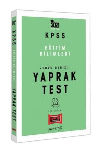 Yargı Yayınları 2021 KPSS Eğitim Bilimleri Soru Denizi Çek Kopart Yaprak Test