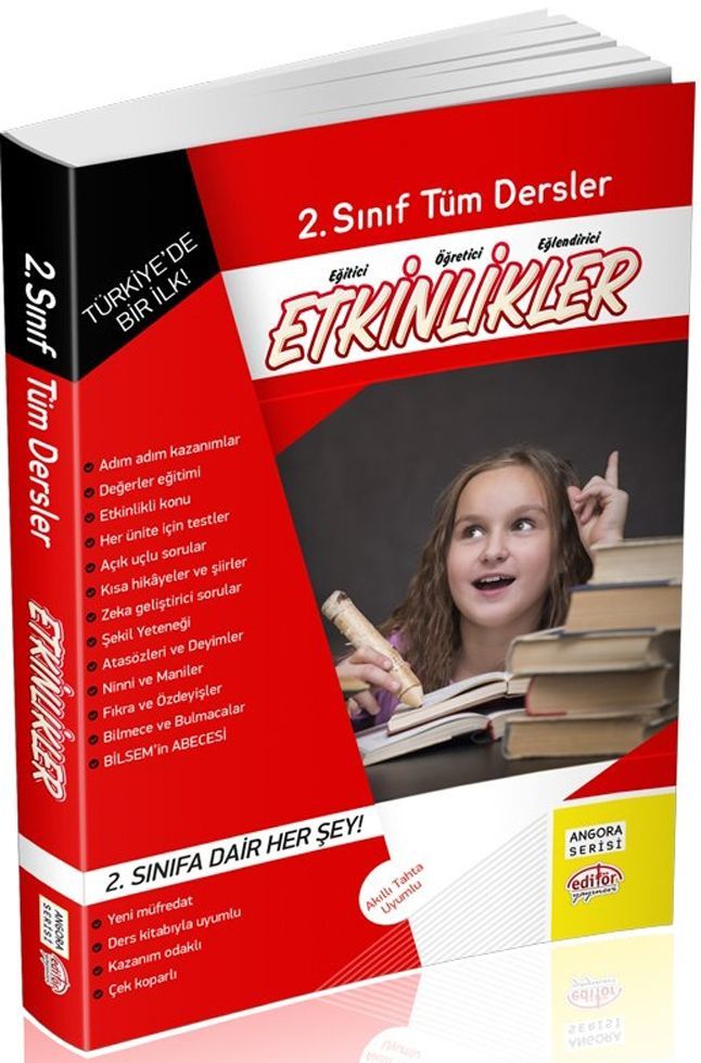 Editör Yayınları 2. Sınıf Tüm Dersler Etkinlikler Angora Serisi