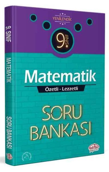 Editör 9. Sınıf Matematik Özel Lezzetli Soru Bankası