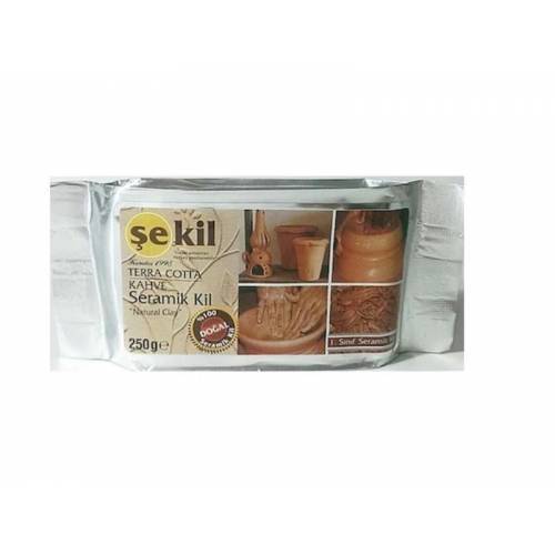 Şekil Seramik Hamuru Terracotta 250 GR Kahverengi