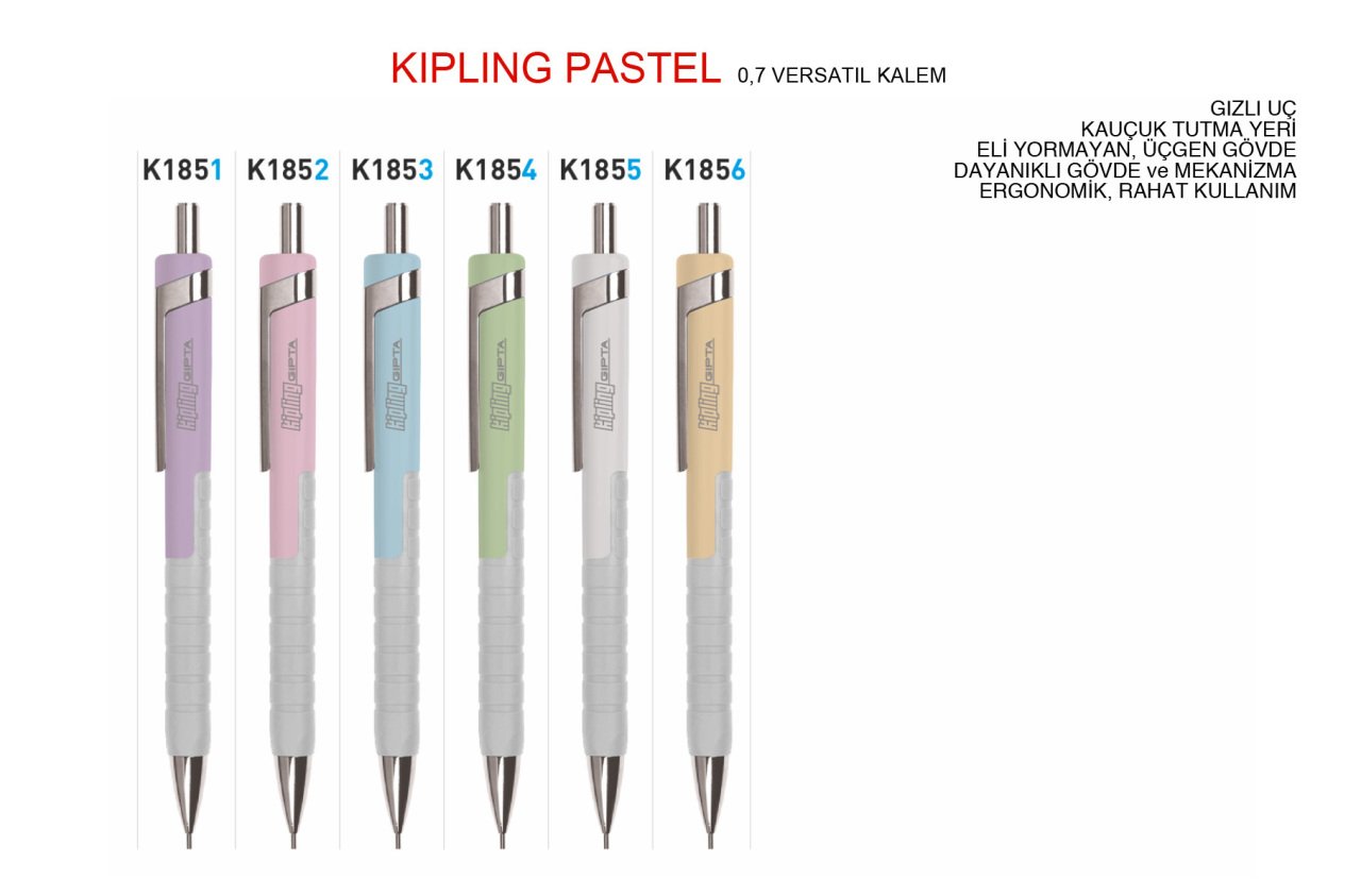 Gıpta Pastel Versatil Uçlu Kalem Kipling 0.7 mm - Pastel Yeşil