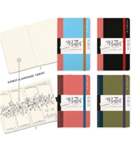 Gıpta Bullet Journal Noktalı Not Defteri 13x21 168 yp