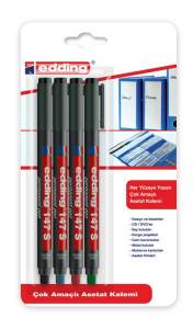 Edding Asetat Kalemi 4'lü Set 147 S