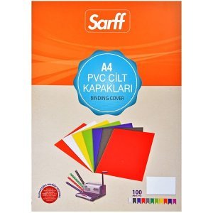 Sarff A4 Cilt Kapağı 160 mic. 100'lü Buzlu Şeffaf