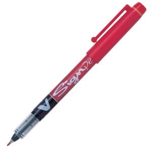 Pilot V SignPen İmza Kalemi Kırmızı