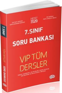 Editör Yayınları 7. Sınıf Tüm Dersler VIP Soru Bankası Kırmızı Kitap