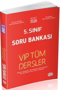 Editör Yayınları 5. Sınıf Tüm Dersler VIP Soru Bankası Kırmızı Kitap
