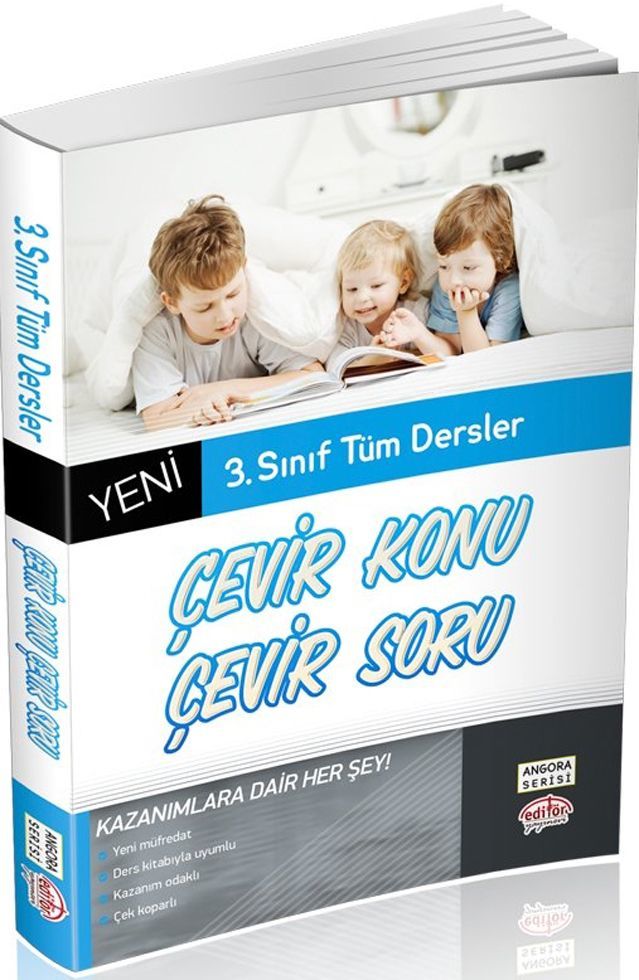 Editör Yayınları 3. Sınıf Tüm Dersler Angora Çevir Konu Çevir Soru