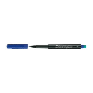 Faber Castell Permanent Asetat Cd Kalemi (S) Mavi