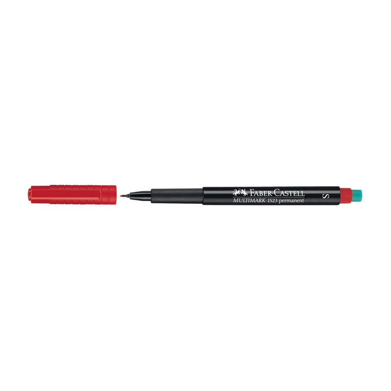 Faber Castell Permanent Asetat Cd Kalemi (S) Kırmızı