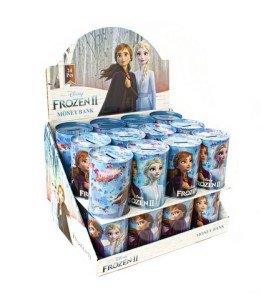 Frozen Tasarımlı Metal Kumbara