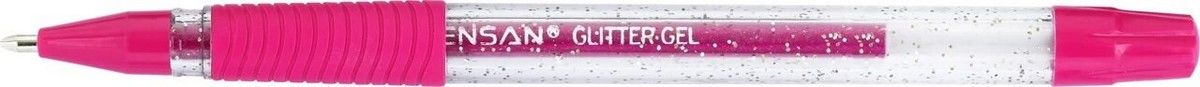 Pensan Tükenmez Kalem Jel Simli 1.0 MM Pembe
