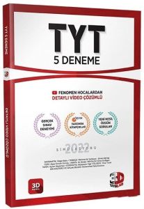 3D Yayınları TYT 5 Deneme Tamamı Video Çözümlü