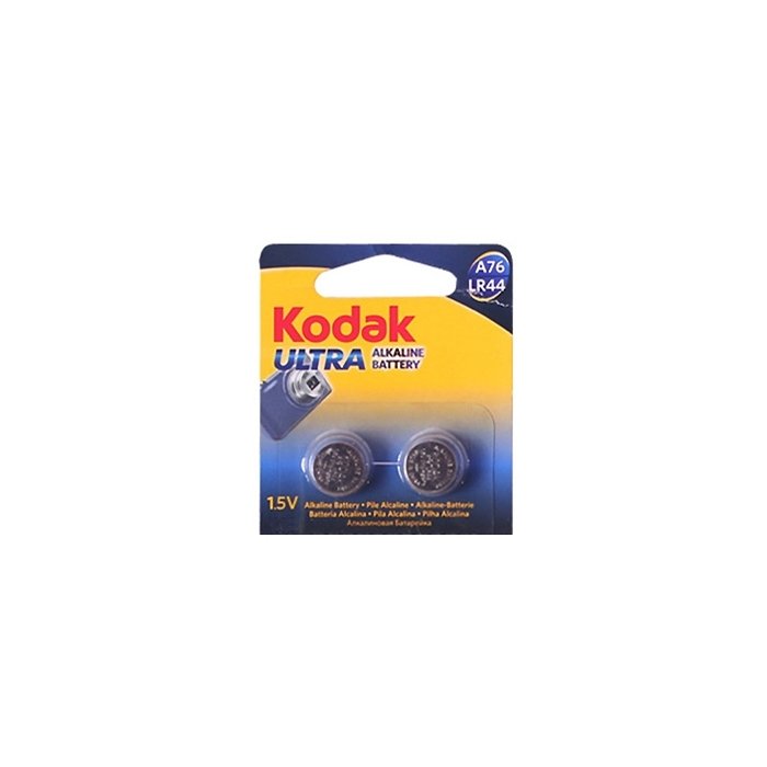 Kodak A76/LR44 Ultra Alkalin Düğme Pil 2'li