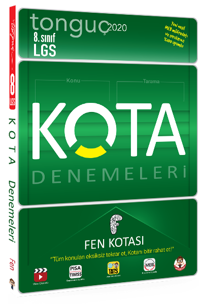Tonguç KOTA Konu Taramaları Fen Bilimleri Kotası